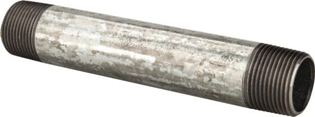 B&K Mueller 565-070HC Galvanized Pipe Nipple: 1", 7" Long, Schedule 40, Steel