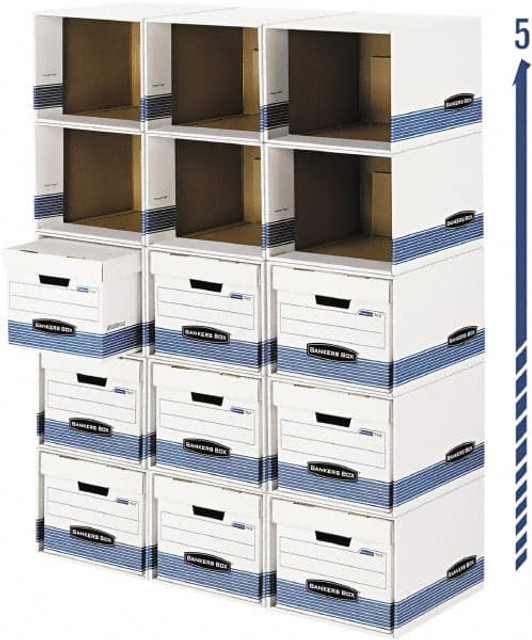 BANKERS BOX FEL0162601 1 Compartment, 6-1/2" Wide x 21-3/4" High x 6-1/2" Deep, Storage Box