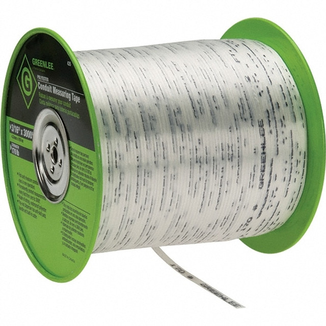 Greenlee 435 3,000 Ft. Long, Polyester Measuring Tape