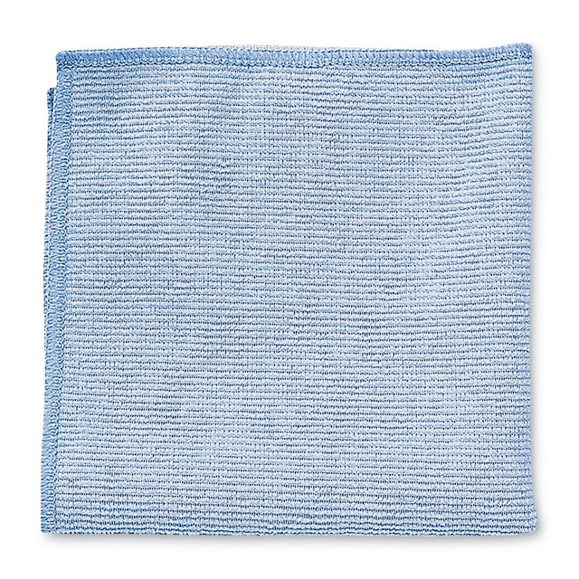 RUBBERMAID 1820583 Microfiber Cleaning Cloths, 16in x 16in, Blue, Pack Of 24 RUBBERMAID 1820583 Microfiber Cleaning Cloths, 16in x 16in, Blue, Pack Of 24