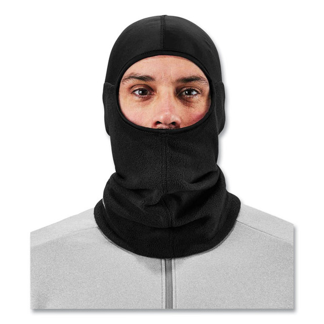 TENACIOUS HOLDINGS, INC. ergodyne® 16822 N-Ferno 6822 Balaclava Spandex Top Face Mask, Spandex/Fleece, One Size Fits Most, Black