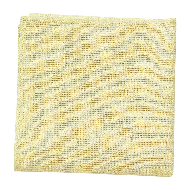 RUBBERMAID 1820584 Light Commercial Microfiber Cloths, 16in x 16in, Yellow, Case Of 288 RUBBERMAID 1820584 Light Commercial Microfiber Cloths, 16in x 16in, Yellow, Case Of 288