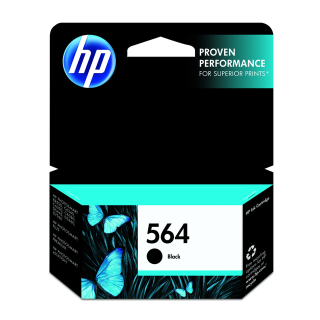 HP INC. CB316WN HP 564 Black Ink Cartridge, CB316WN