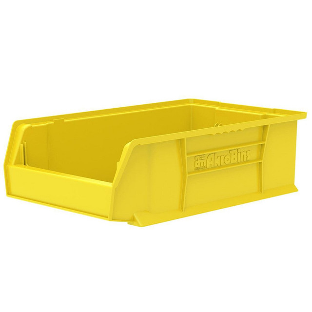 Akro-Mils 30280YELLOW Plastic Hopper Stacking Bin: Yellow