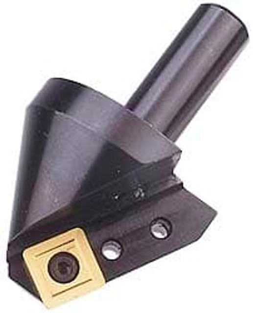 Cutting Tool Technologies 9PC-020-C 1.1" Max Diam, 1/2" Shank Diam, 0.28" LOC, 90° Included Angle, Indexable Countersink