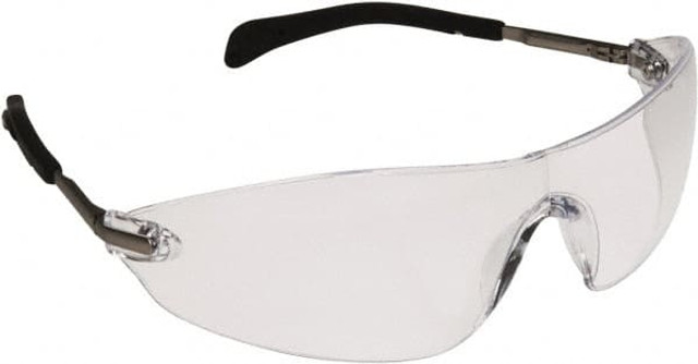 MCR Safety S2210 Safety Glass: Scratch-Resistant, Clear Lenses, Frameless, UV Protection
