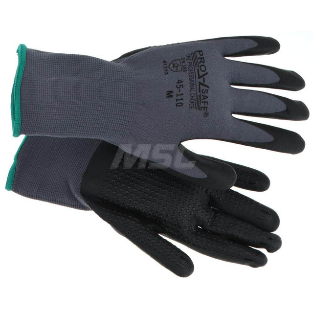 PRO-SAFE 45-110-XS General Purpose Work Gloves: X-Small, Nitrile Coated, Nylon