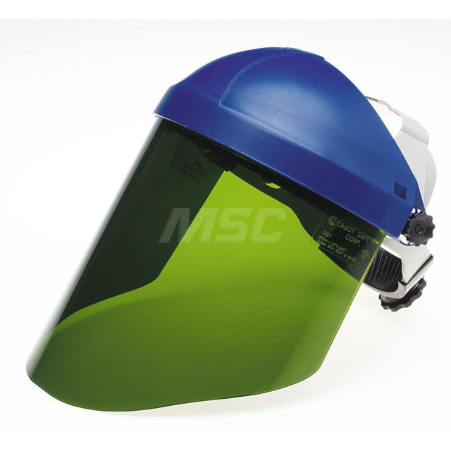 3M 7000127240 Face Shield Windows & Screens: Face Shield Window, Green, 3, 9" High, 0.08" Thick