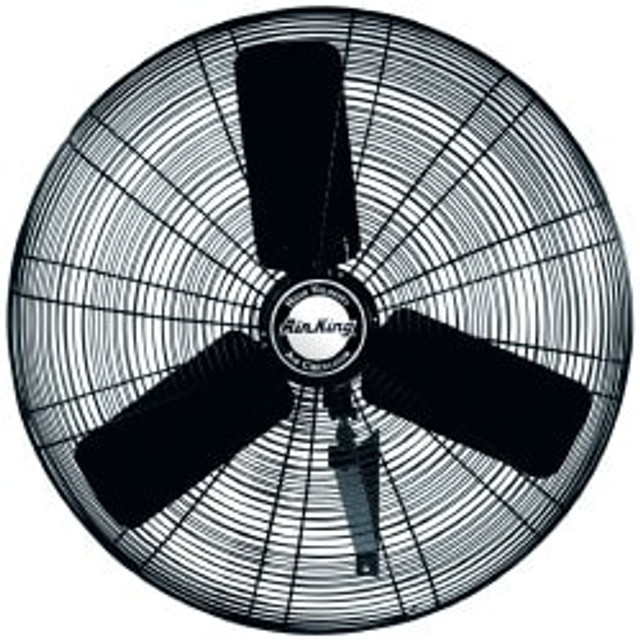 Air King 9025 24" Blade, 1/4 hp 5,130 Max CFM, Oscillating Wall Fan