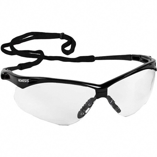 KleenGuard 20378 Safety Glass: Scratch-Resistant, Polycarbonate, Clear Lenses, Full-Framed, UV Protection