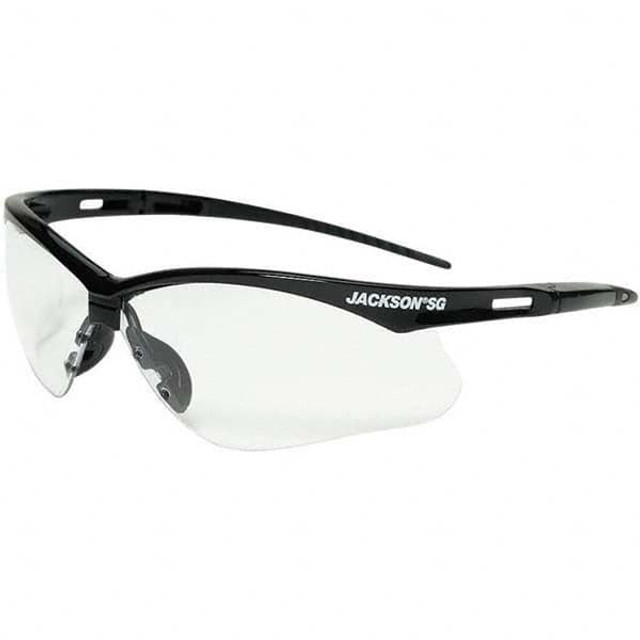 Jackson Safety 50001 Safety Glass: Anti-Fog & Scratch-Resistant, Polycarbonate, Clear Lenses, Full-Framed, UV Protection