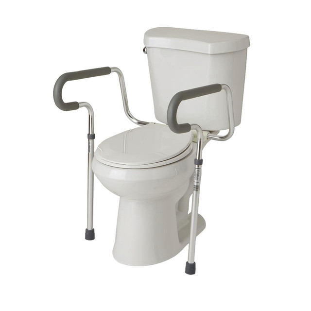 MEDLINE INDUSTRIES, INC. G30300H Medline Guardian Signature Toilet Safety Rail, Chrome MEDLINE INDUSTRIES, INC. G30300H Medline Guardian Signature Toilet Safety Rail, Chrome