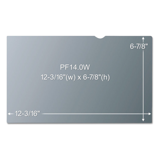 3M/COMMERCIAL TAPE DIV. AG140W9 Antiglare Frameless Filter for 14" Widescreen Laptop, 16:9 Aspect Ratio