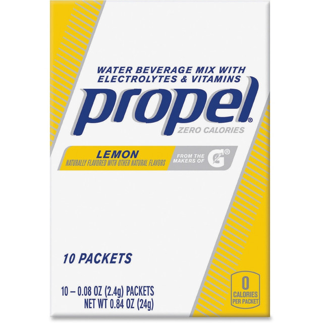 QUAKER FOODS 01090 Propel Water Beverage Mix Packets with Electrolytes and Vitamins - Powder - 0.08 oz - 120 / Carton