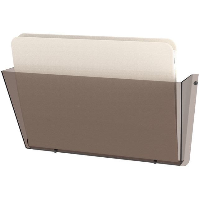 DEFLECT-O CORPORATION 63202 Deflecto Unbreakable DocuPocket - 1 Compartment(s) - 6.50in Height x 14.50in Width x 3in Depth - Unbreakable - Smoke - Plastic - 1 Each