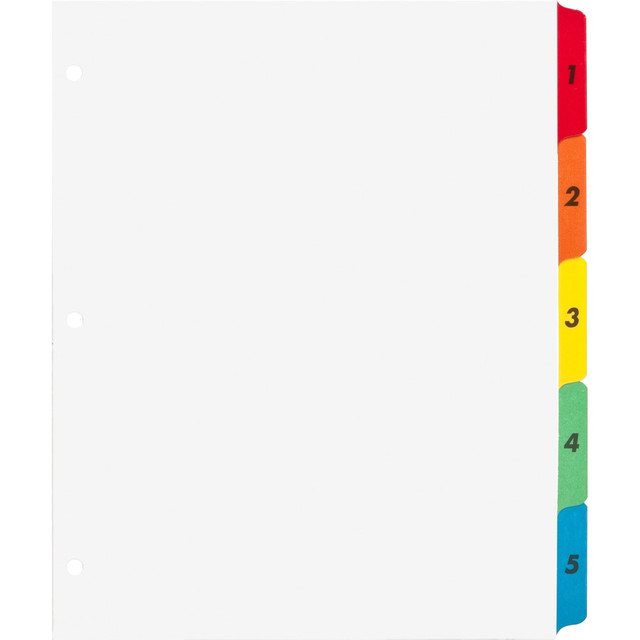 SP RICHARDS 21900 Sparco Quick Index Dividers With Table Of Contents Page, 1-5 SP RICHARDS 21900 Sparco Quick Index Dividers With Table Of Contents Page, 1-5