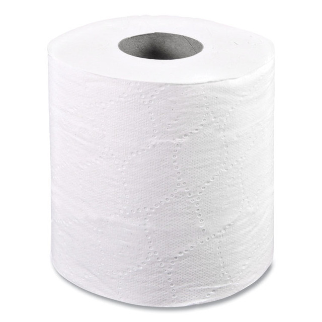 BOARDWALK 6155B Two-Ply Toilet Tissue, Septic Safe, White, 4.5 x 4.5, 500 Sheets/Roll, 96 Rolls/Carton