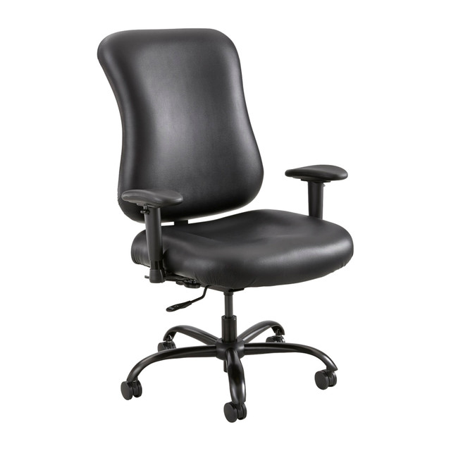 SAFCO PRODUCTS CO 3592BL Safco Optimus Big & Tall Ergonomic Vinyl High-Back Chair, Black