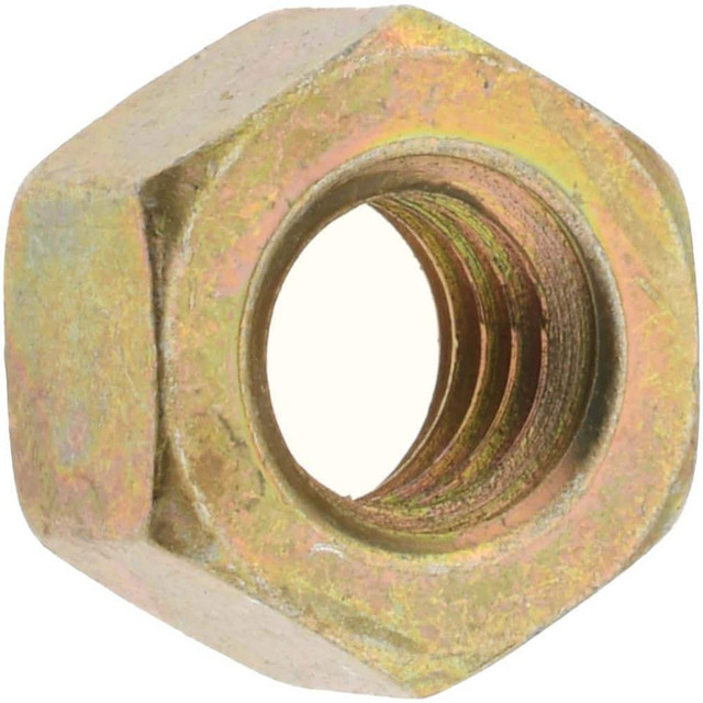 Value Collection 444004PR Hex Nut: 5/16-18, Grade L9 Steel, Zinc Yellow Dichromate Cad & Waxed Finish