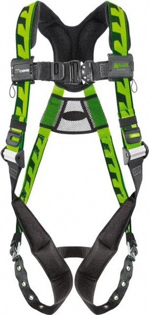 Miller ACA-TB/UGN Fall Protection Harnesses: 400 Lb, AirCore Single D-ring Style, Size Universal, Polyester