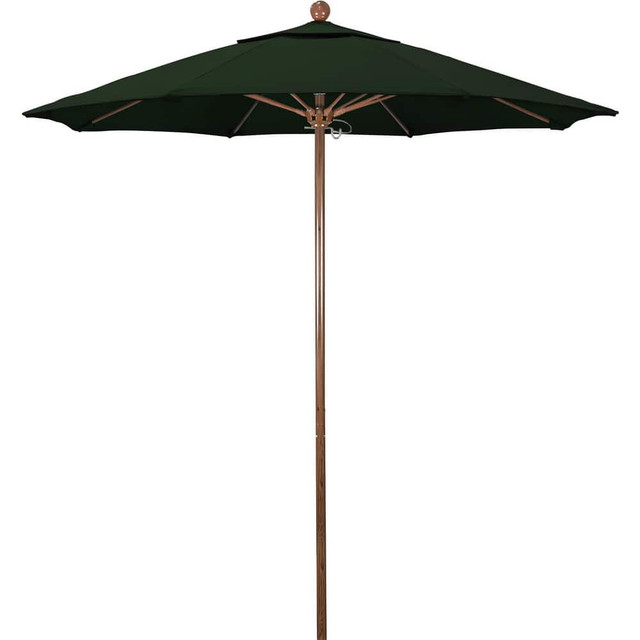 California Umbrella 194061621080 Patio Umbrellas; Fabric Color: Hunter Green ; Base Included: No ; Fade Resistant: Yes ; Diameter (Feet): 7.5 ; Canopy Fabric: Pacifica