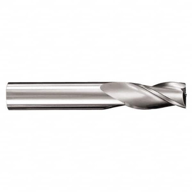 SGS 48811 Square End Mill:  0.3543" Dia, 0.8661" LOC, 0.3937" Shank Dia, 3 Flutes, Solid Carbide