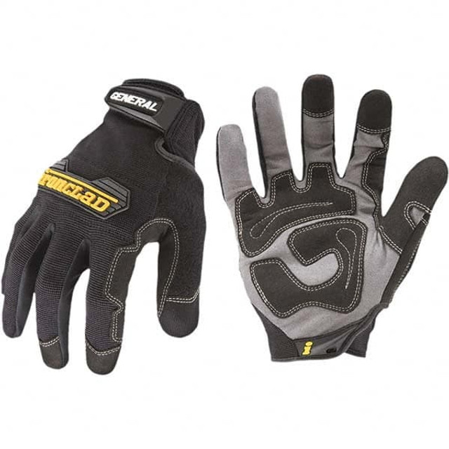 ironCLAD GUG-04-L Cut-Resistant Gloves: Size Large, ANSI Puncture 3, Suede & Nylon Lined, Suede & Nylon