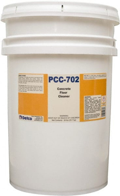 Detco 1276-050 Pcc-702, 50 lb Pail, Powdered Concrete Cleaner