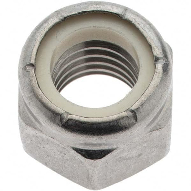 Value Collection MP93628 Hex Lock Nut: Insert, Nylon Insert, 1/2-13, Grade 18-8 Stainless Steel