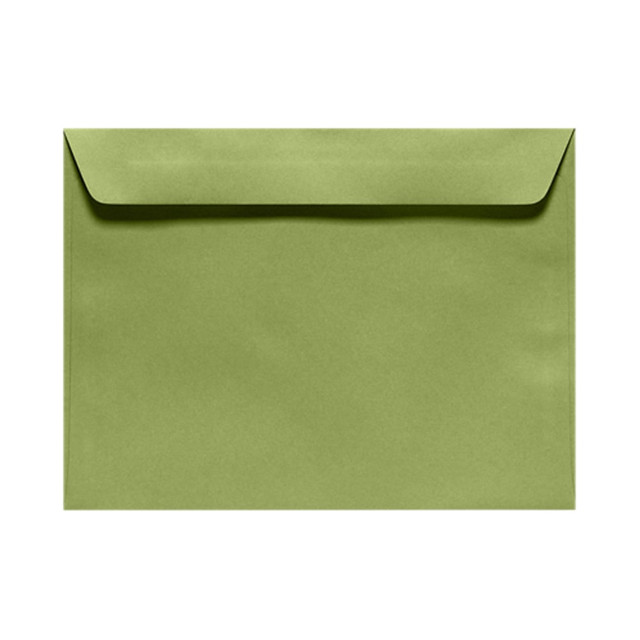 ACTION ENVELOPE EX4820-27-250 LUX Booklet 6in x 9in Envelopes, Gummed Seal, Avocado Green, Pack Of 250