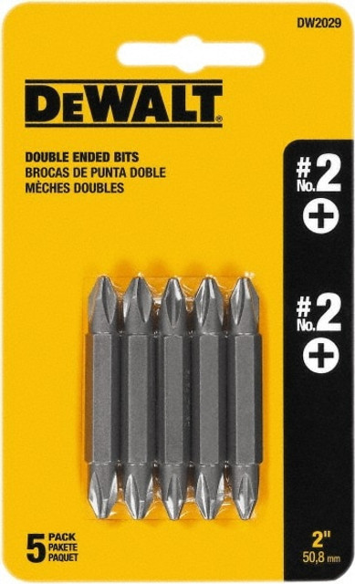 DeWALT DW2029 Phillips Screwdriver Insert Bit: #2 Point, 1/4" Drive, 2" OAL