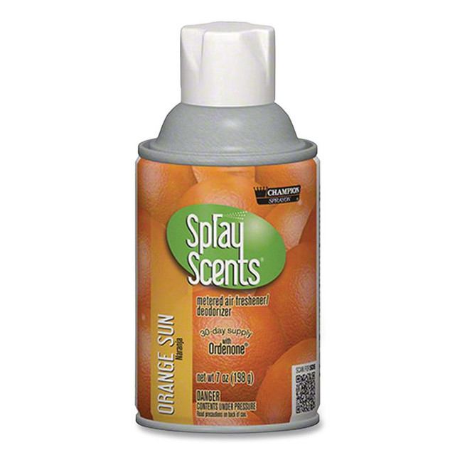 CHASE PRODUCTS 5182 Champion Sprayon SPRAYScents Metered Air Freshener Refill, Orange Sun, 7 oz Aerosol Spray 12/Carton