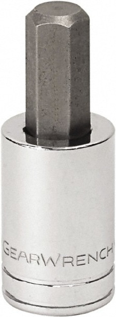 GEARWRENCH 80663 Hand Hex Bit Socket: 1/2" Drive, 17 mm Hex