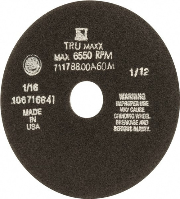 Tru-Maxx 910726 Cut-Off Wheel: 7" Dia, 1/16" Thick, 1-1/4" Hole, Aluminum Oxide
