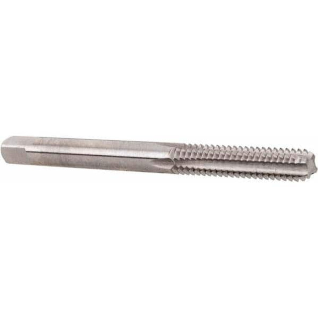 Greenfield Threading 302187 Straight Flute Tap: #10-24 UNC, 4 Flutes, Bottoming, 2B Class of Fit, High Speed Steel, Bright/Uncoated