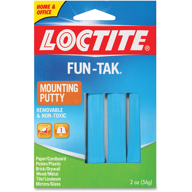 HENKEL CONSUMER ADHESIVES INC 1270884 Loctite Fun Tak Mounting Putty - Blue - Moisture Resistant - For Multipurpose - 1 Each HENKEL CONSUMER ADHESIVES INC 1270884 Loctite Fun Tak Mounting Putty - Blue - Moisture Resistant - For Multipurpose - 1 Each