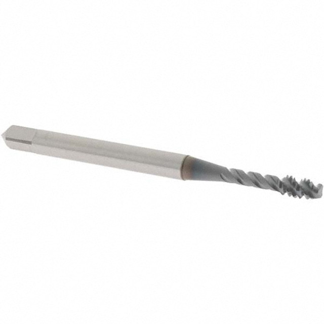 OSG 2916508 Spiral Flute Tap: #4-40 UNC, 3 Flutes, Modified Bottoming, Vanadium High Speed Steel, TICN Coated