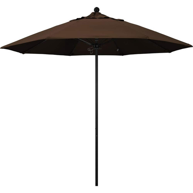 California Umbrella 194061627686 Patio Umbrellas; Fabric Color: Mocha ; Base Included: No ; Fade Resistant: Yes ; Diameter (Feet): 9 ; Canopy Fabric: Pacifica