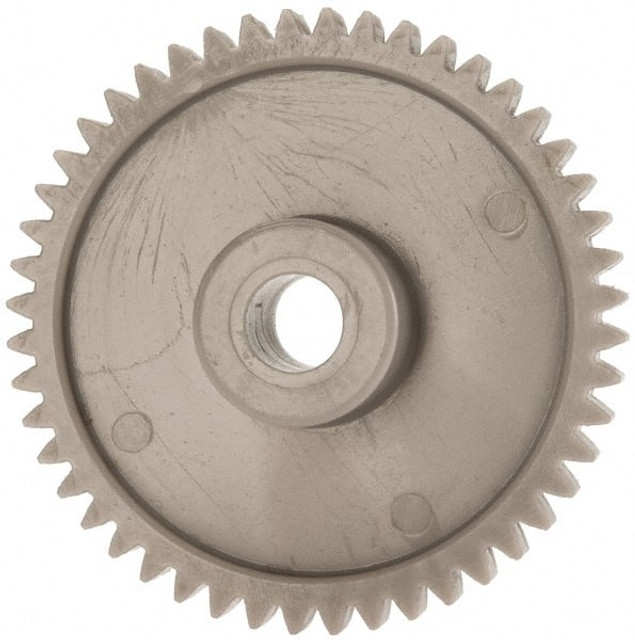 MSC 2448 Spur Gear: 48 Teeth, 5/16" Bore Dia, Standard Bore