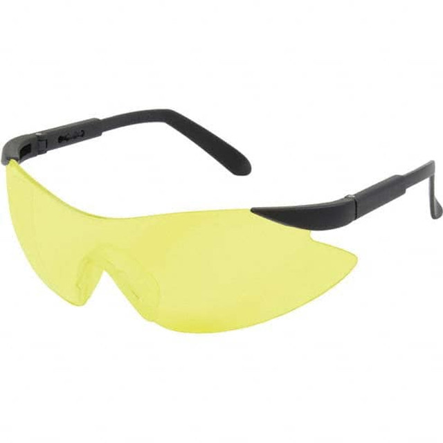 Bouton. 250-92-0009 Safety Glass: Scratch-Resistant, Amber Lenses, Frameless, UV Protection