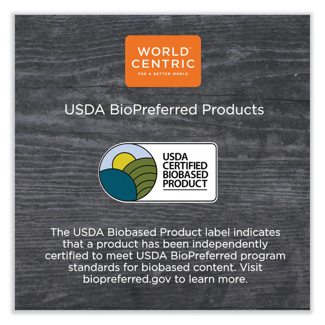 WORLD CENTRIC PLSCU9LFP Fiber Plates, 9.1" dia, Natural, 1,000/Carton