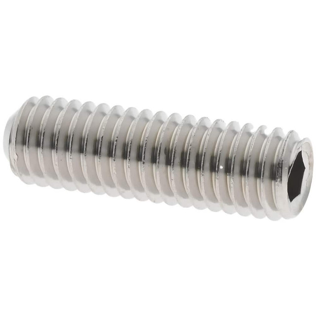 Value Collection R63266261 Set Screw: #10-32 x 5/8", Cup Point, Stainless Steel, Grade 18-8