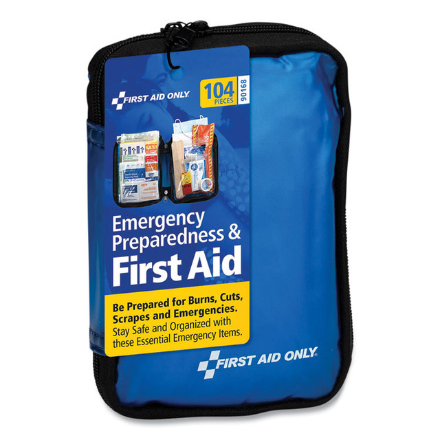 FIRST AID ONLY, INC. PhysiciansCare® by 90168 Soft-Sided First Aid and Emergency Kit, 104 Pieces, Soft Fabric Case