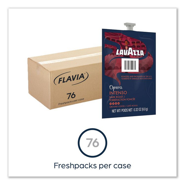 LAVAZZA FLAVIA® 48106 Intenso Coffee Freshpack, 76/Carton