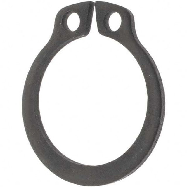 Rotor Clip DSH-14ST PD External Retaining Ring: 13.4 mm Groove Dia, 14 mm Shaft Dia, Spring Steel, Phosphate Finish