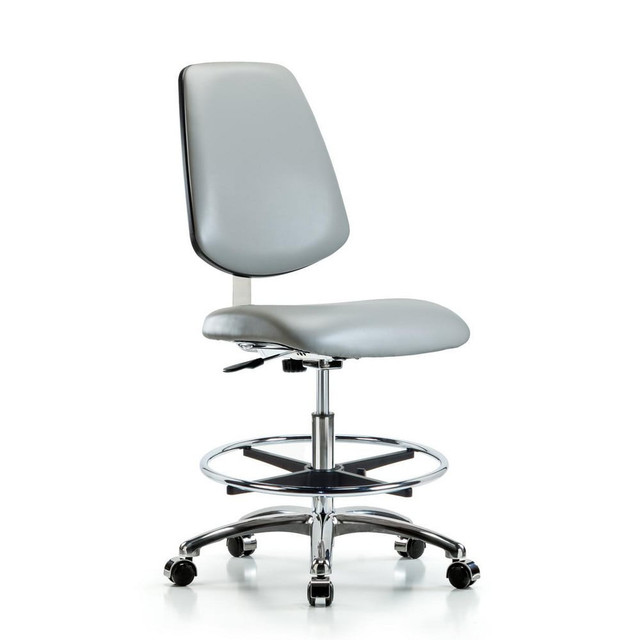 Blue Ridge Ergonomics MSC40362 Task Chair: Vinyl, Dove