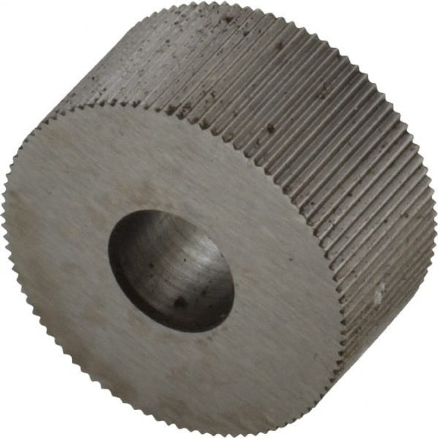 MSC KPS-240 Standard Knurl Wheel: 3/4" Dia, 90 ° Tooth Angle, 40 TPI, Straight, High Speed Steel