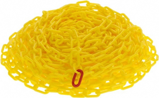 AccuformNMC PC2Y Chain: Plastic, Yellow, 100' Long, 2" Wide