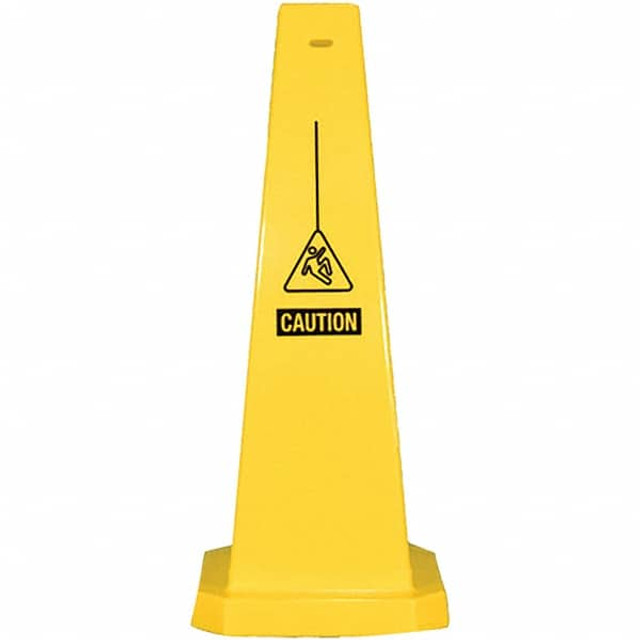 PRO-SAFE 03-600-11A Slippery, 12" Wide x 36" High, Polypropylene Cone Floor Sign