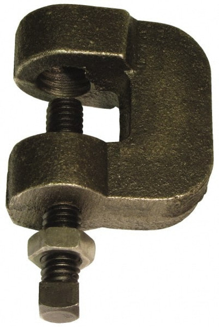 Empire 23LB0058 C-Clamp with Locknut: 3/4" Flange Thickness, 2" Flange Width, 5/8" Rod